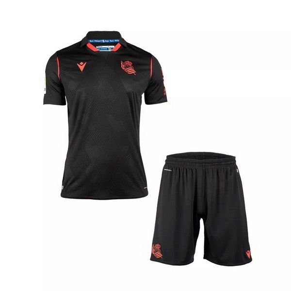 Camiseta Real Sociedad Replica Segunda Ropa Niño 2020/21 Negro